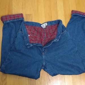 L.L. Bean - Tall Flannel Lined Jeans!!!!